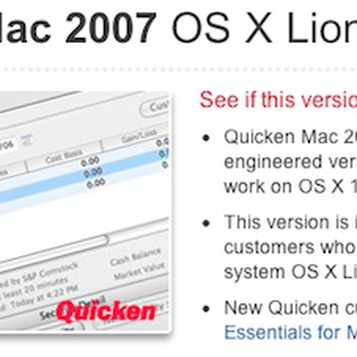 alternatives to quicken for mac 2015